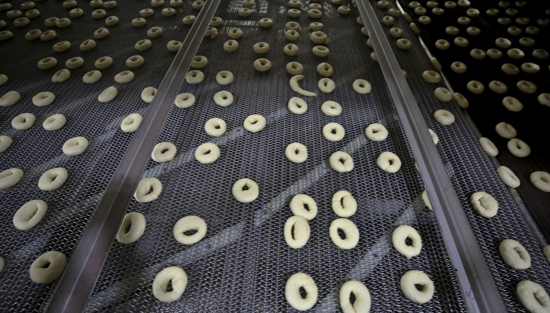 A bagel is born: made into rings